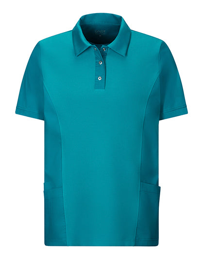 Polo-Kasack in Teal, Größe 5XL