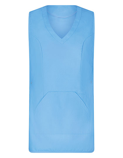 Überwurfschürze Soft-Touch in Light Blue, Größe II (44-52)