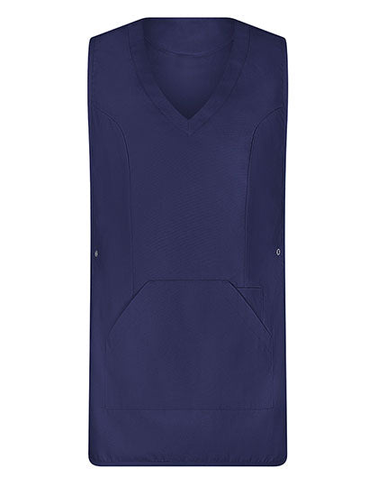 Überwurfschürze Soft-Touch in Navy, Größe II (44-52)