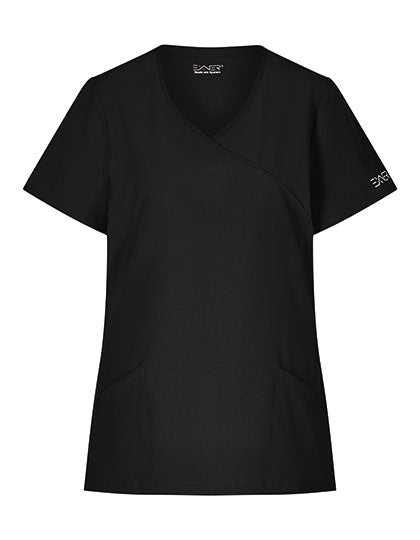 Sportsline Damen-Kasack, Slim Fit in Black, Größe XXL