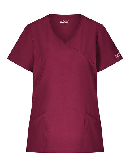 Sportsline Damen-Kasack, Slim Fit in Bordeaux, Größe XXL