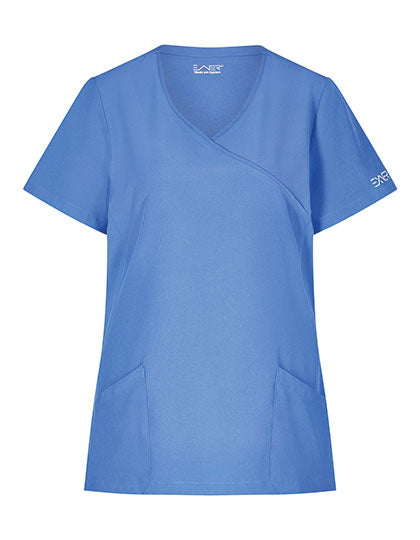 Sportsline Damen-Kasack, Slim Fit in Light Blue, Größe XXL