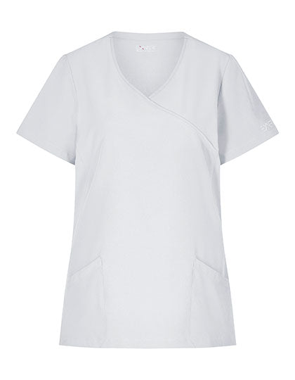 Sportsline Damen-Kasack, Slim Fit in White, Größe XXL