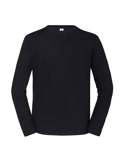 Iconic 195 Long Sleeve T in Black, Größe 5XL
