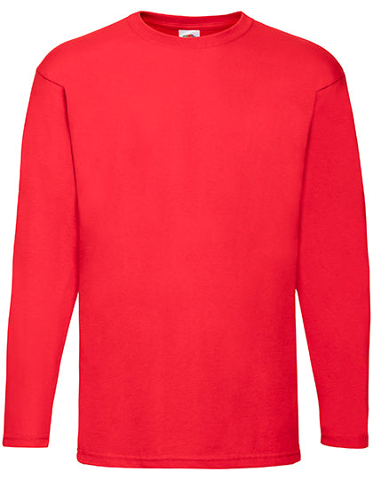 Valueweight Long Sleeve T in Red, Größe 3XL