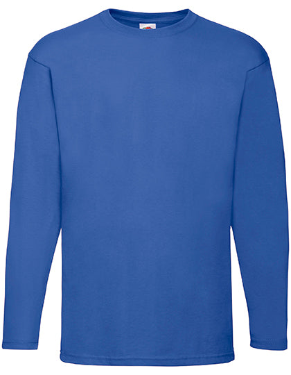 Valueweight Long Sleeve T in Royal Blue, Größe 3XL