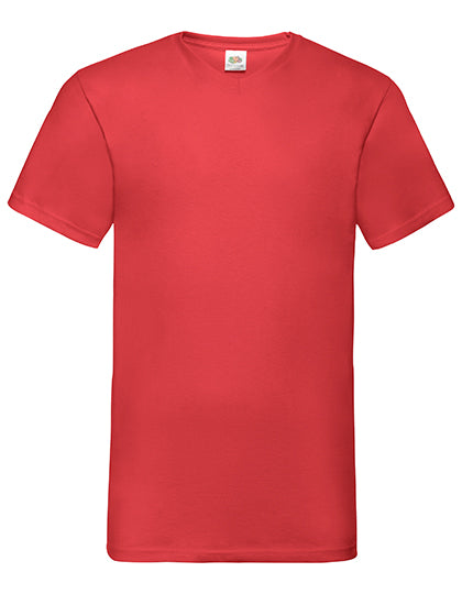 Valueweight V-Neck T in Red, Größe 3XL