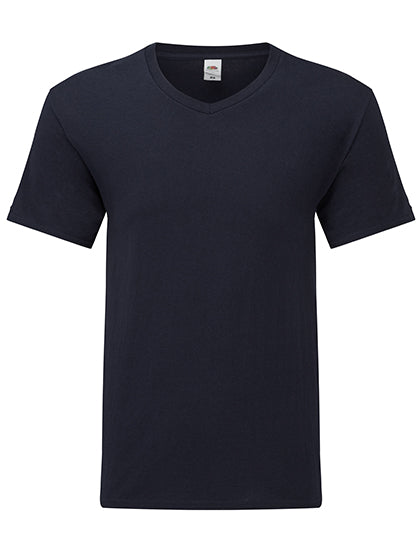 Iconic 150 V Neck T in Deep Navy, Größe 3XL