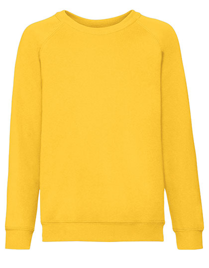 Kids´ Classic Raglan Sweat in Sunflower, Größe 152