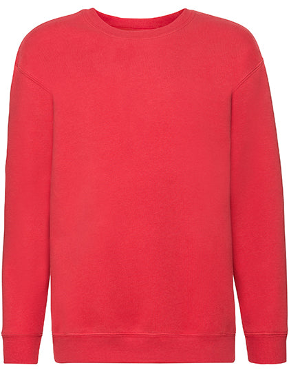 Kids´ Premium Set-In Sweat in Red, Größe 164