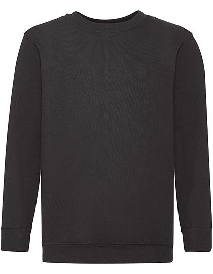 Kids´ Classic Set-In Sweat in Black, Größe 164
