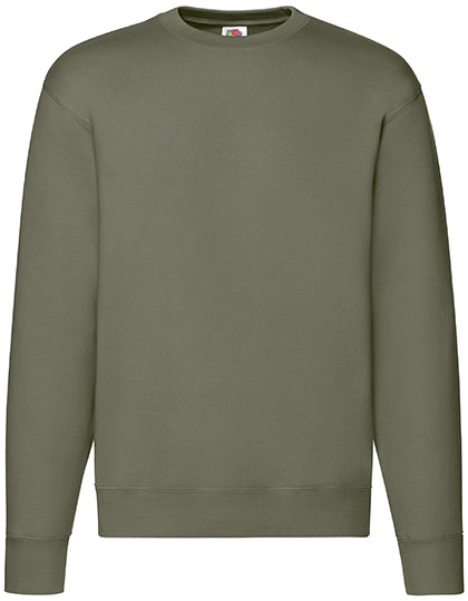 Premium Set-In-Sweat in Classic Olive, Größe XXL
