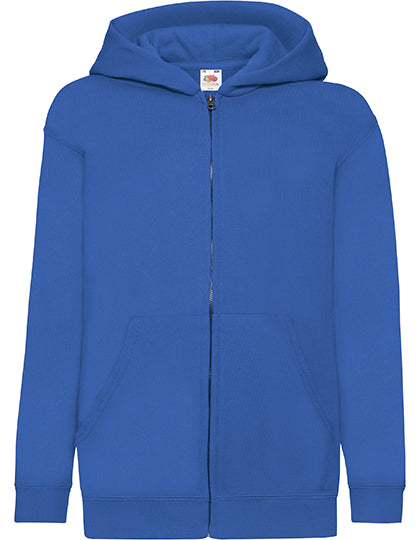 Kids´ Classic Hooded Sweat Jacket in Royal Blue, Größe 164
