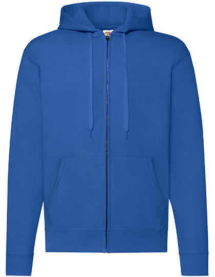 Classic Hooded Sweat Jacket in Royal Blue, Größe XXL