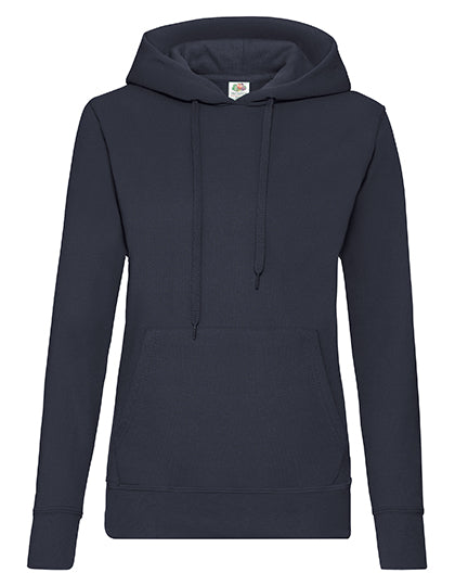 Ladies´ Classic Hooded Sweat in Deep Navy, Größe XXL