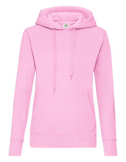 Ladies´ Classic Hooded Sweat in Light Pink, Größe XXL