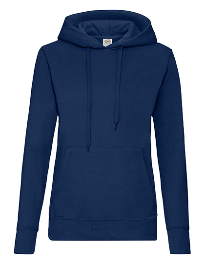 Ladies´ Classic Hooded Sweat in Navy, Größe XXL