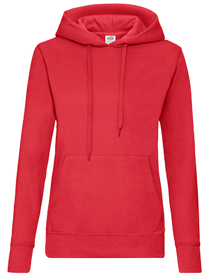 Ladies´ Classic Hooded Sweat in Red, Größe XXL