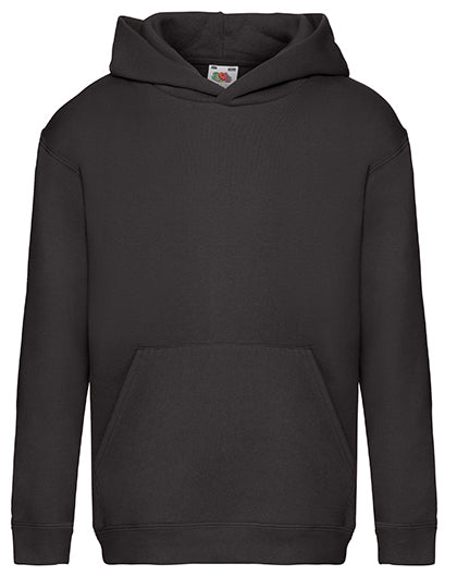 Kids´ Premium Hooded Sweat in Black, Größe 164