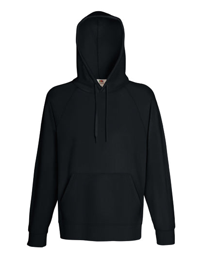 Lightweight Hooded Sweat in Black, Größe XXL