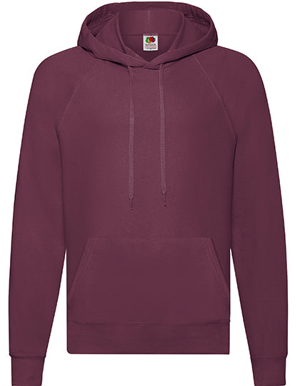 Lightweight Hooded Sweat in Burgundy, Größe XXL
