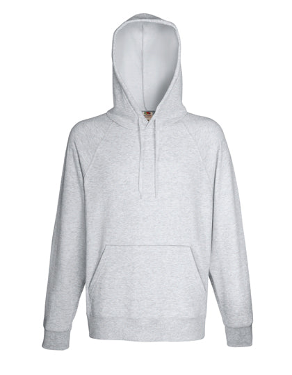 Lightweight Hooded Sweat in Heather Grey, Größe XXL