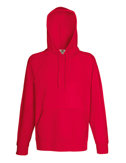 Lightweight Hooded Sweat in Red, Größe XXL