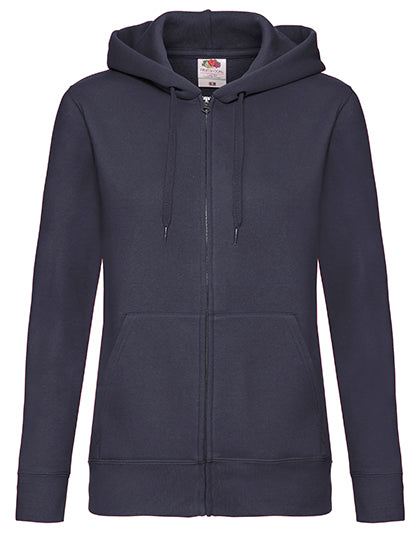 Ladies´ Premium Hooded Sweat Jacket in Deep Navy, Größe XXL