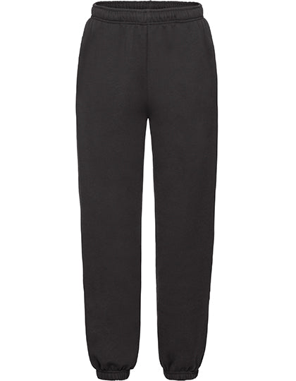Kids´ Premium Elasticated Cuff Jog Pants in Black, Größe 164