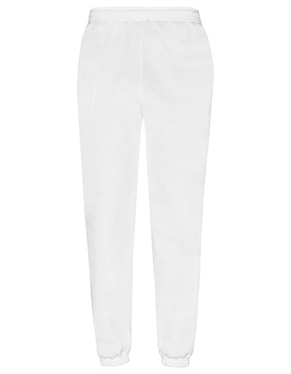 Classic Elasticated Cuff Jog Pants in White, Größe XS