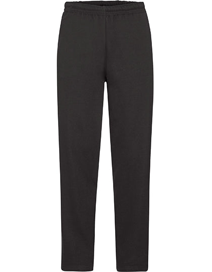 Classic Open Hem Jog Pants in Black, Größe 3XL