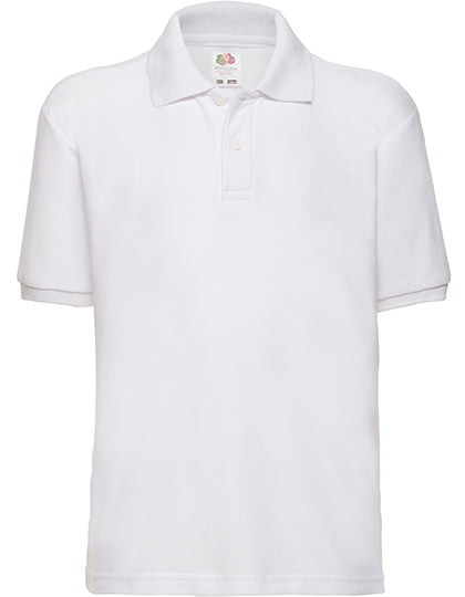 Kids´ 65/35 Polo in White, Größe 164