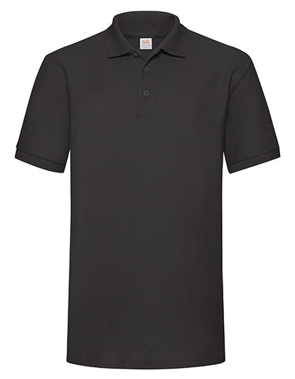 65/35 Heavy Piqué Polo in Black, Größe 3XL