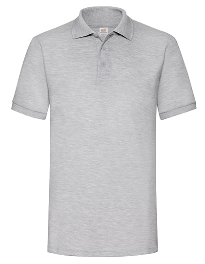 65/35 Heavy Piqué Polo in Heather Grey, Größe 3XL