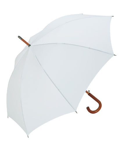 AC-Holz-Stockschirm in White, Größe Ø 105 cm