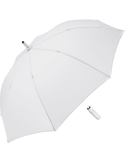 AC-Midsize-Stockschirm FARE® Whiteline in White, Größe Ø 112 cm