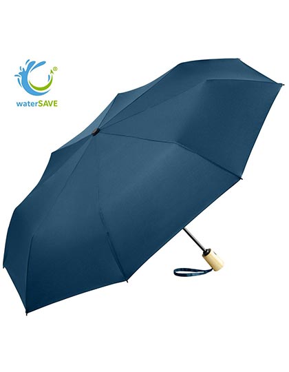 AOC-Mini-Taschenschirm ÖkoBrella, waterSAVE® in Navy Blue, Größe Ø 98 cm