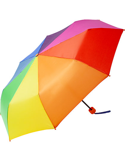 Taschenschirm FARE® 4Kids in Rainbow, Größe Ø 98 cm