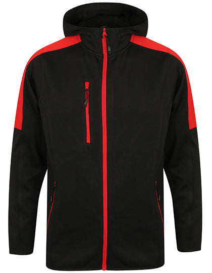 Adults Active Softshell Jacket in Black, Größe XXL