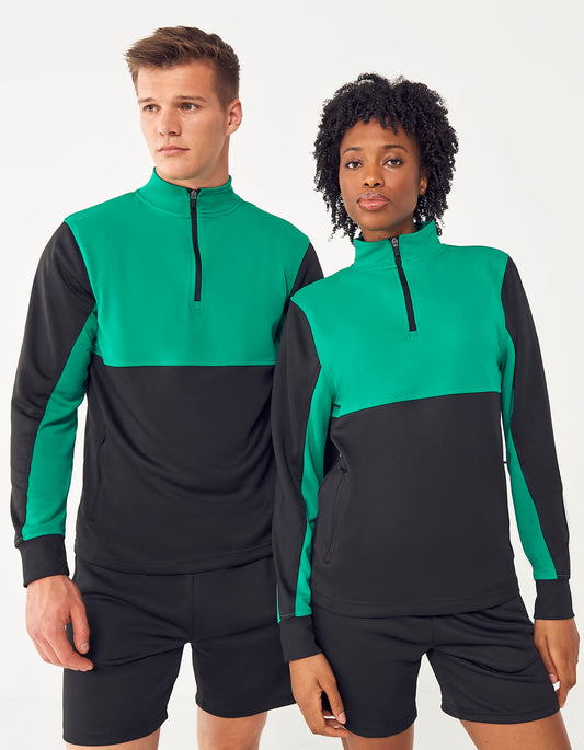 Adults 1/4 Zip Tracksuit Top
