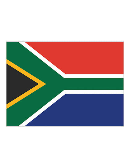Fahne Südafrika in South Africa, Größe 90 x 150 cm