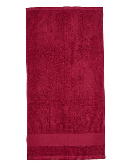 Organic Cozy Bath Sheet in Burgundy, Größe 100 x 150 cm