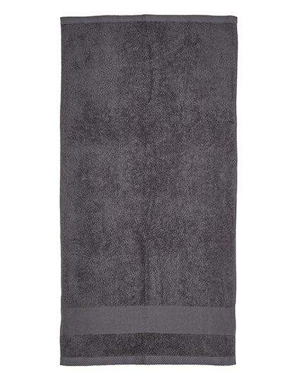Organic Cozy Bath Sheet in Dark Grey, Größe 100 x 150 cm