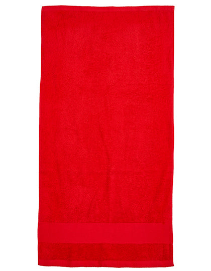 Organic Cozy Bath Sheet in Red, Größe 100 x 150 cm