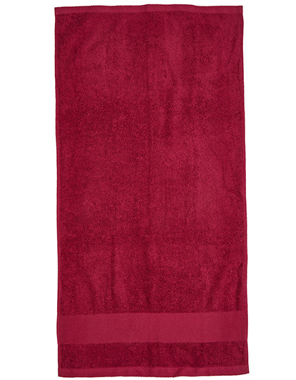 Organic Cozy Bath Towel in Burgundy, Größe 70 x 140 cm