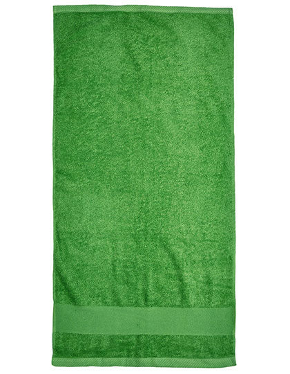 Organic Cozy Bath Towel in Grass Green, Größe 70 x 140 cm