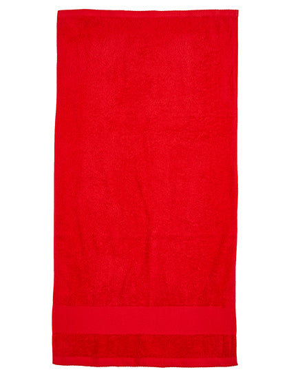 Organic Cozy Bath Towel in Red, Größe 70 x 140 cm