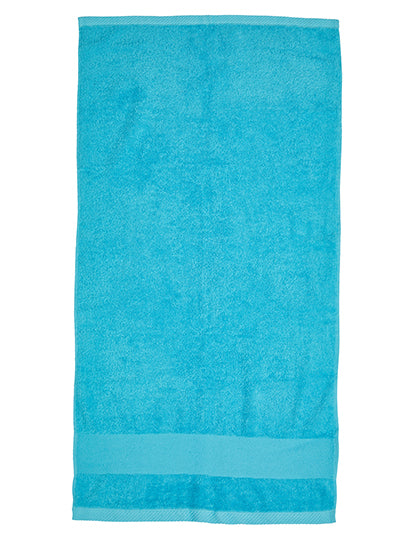 Organic Cozy Bath Towel in Turquoise, Größe 70 x 140 cm