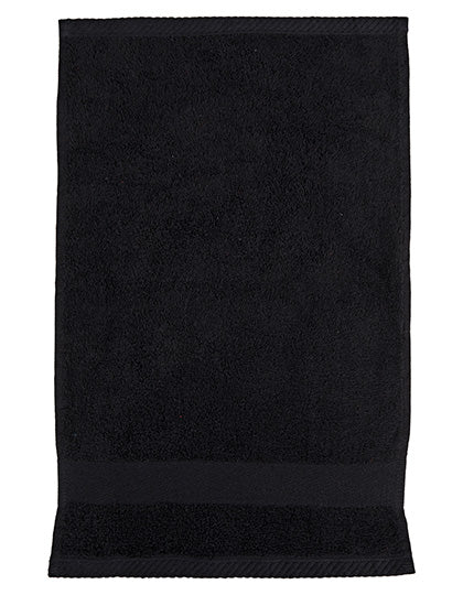 Organic Cozy Guest Towel in Black, Größe 30 x 50 cm