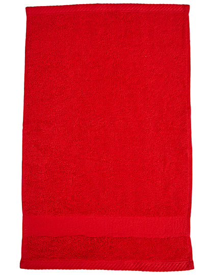 Organic Cozy Guest Towel in Red, Größe 30 x 50 cm